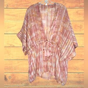 Shimmery Pastel Kimono One Size